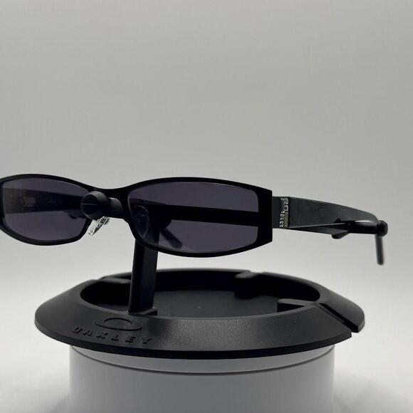 Vintage NOS Y2K Narrow Rhinestone Metal Eyeglass Frames with New Non-RX Sun Lens main image 13